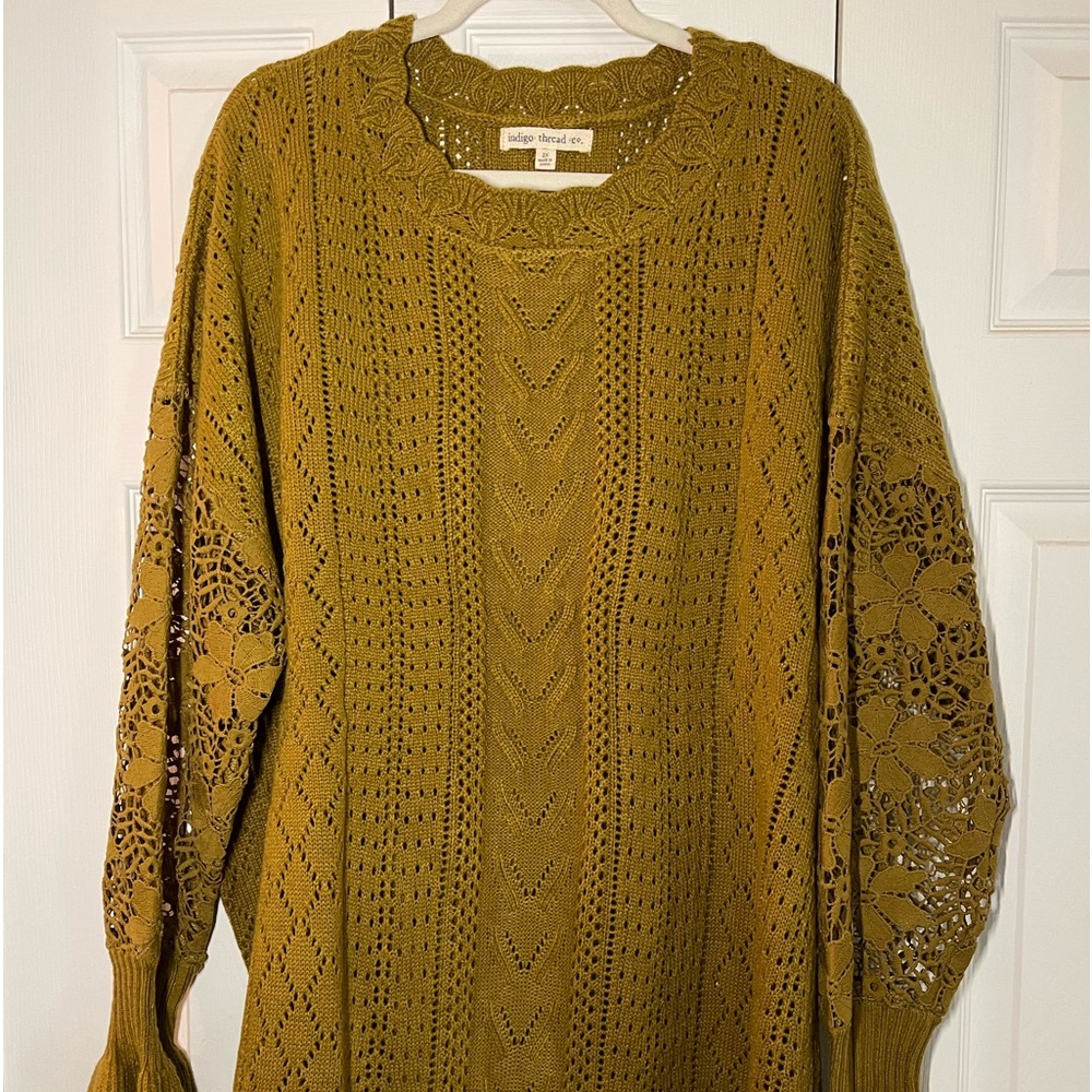 Indigo Thread Sweater - image 1